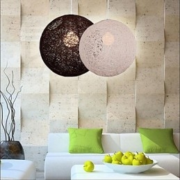 CreativeAmerican Country Creative Cany Art Color Droplight und kugelförmige Lampe