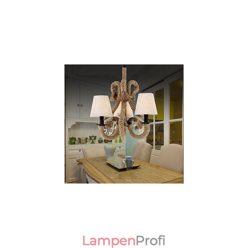 Retro-minimalistischer kreativer Seil-Kronleuchter