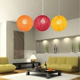 CreativeAmerican Country Creative Cany Art Color Droplight und kugelförmige Lampe