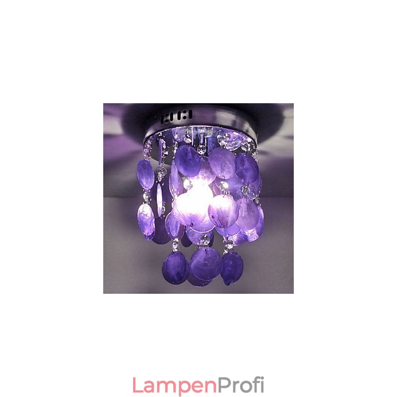 Moderne Pendelleuchte im zeitgenössischen Mini-Stil aus Chrom