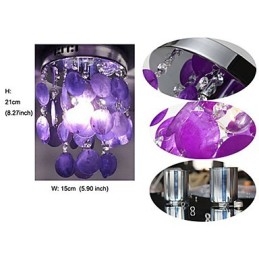 Moderne Pendelleuchte im zeitgenössischen Mini-Stil aus Chrom