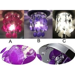 Moderne Pendelleuchte im zeitgenössischen Mini-Stil aus Chrom