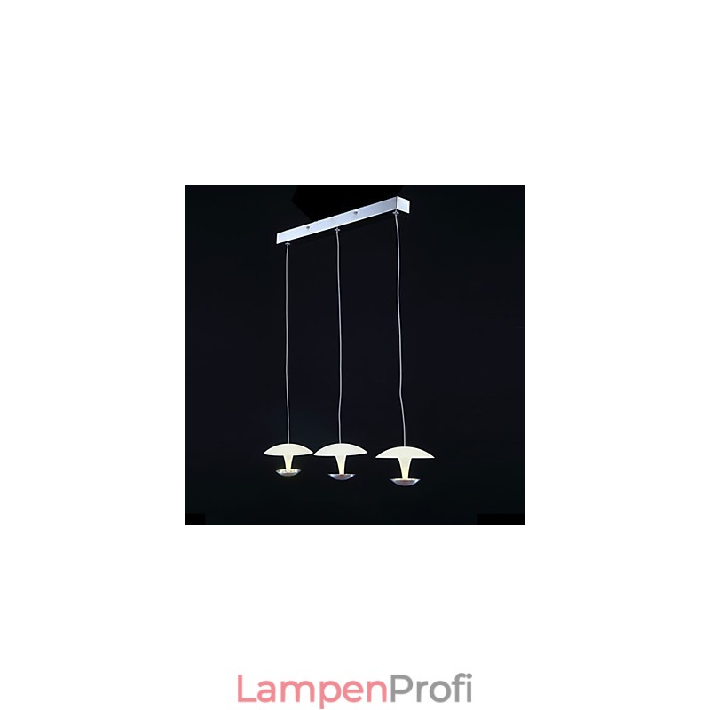 Moderne Pendelleuchte aus Metall mit Malerei