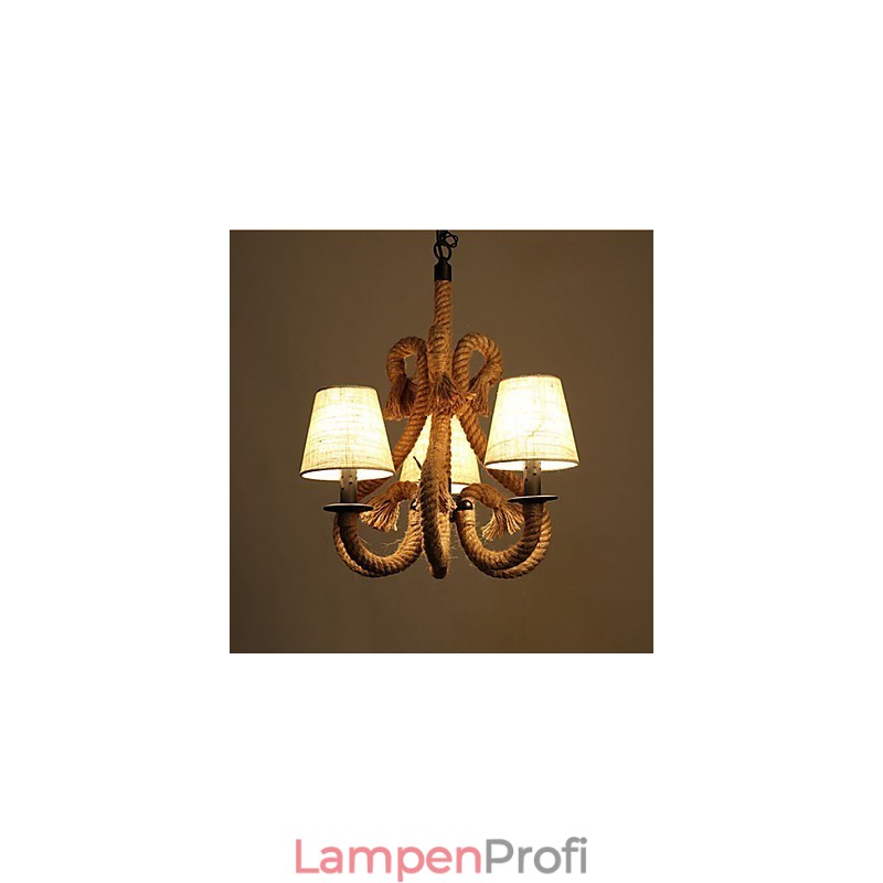 Retro-minimalistischer kreativer Seil-Kronleuchter