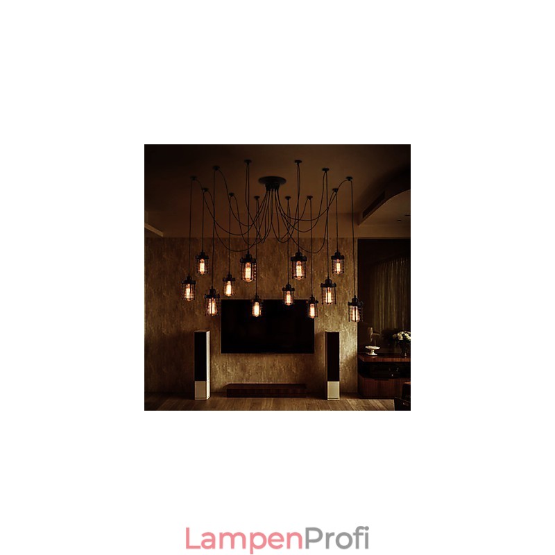 American Country Retro 12 Kopf Schönheit Blume Anhänger