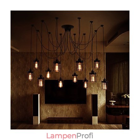 American Country Retro 12 Kopf Schönheit Blume Anhänger