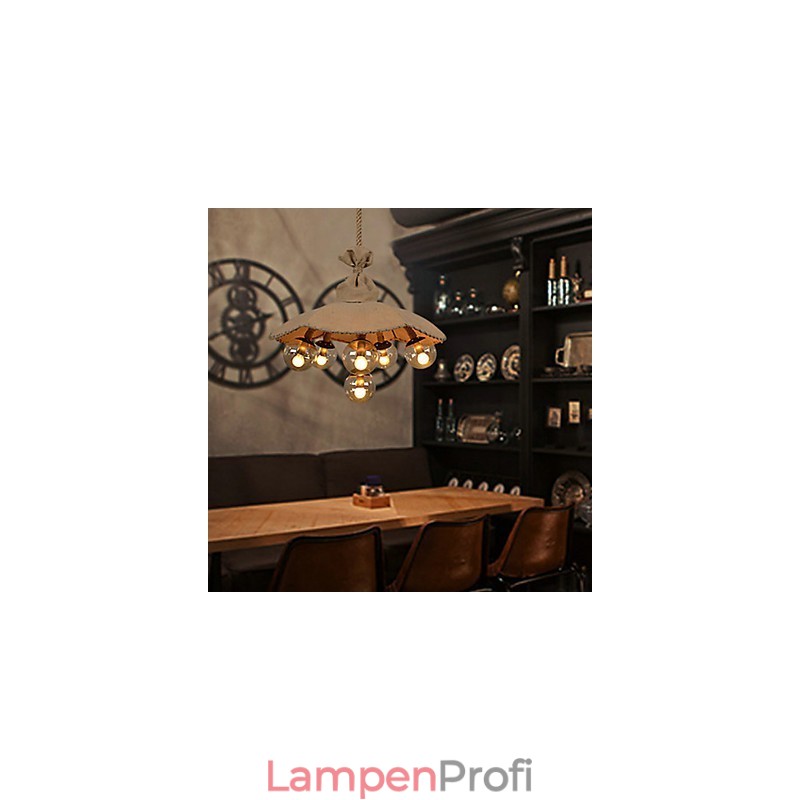 Country Painting Metall Kronleuchter Pendelleuchte Schlafzimmer