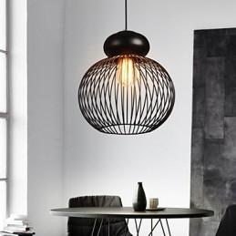 Retro Designer Metall Pendelleuchte