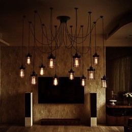 American Country Retro 12 Kopf Schönheit Blume Anhänger