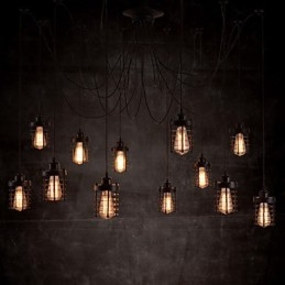 American Country Retro 12 Kopf Schönheit Blume Anhänger