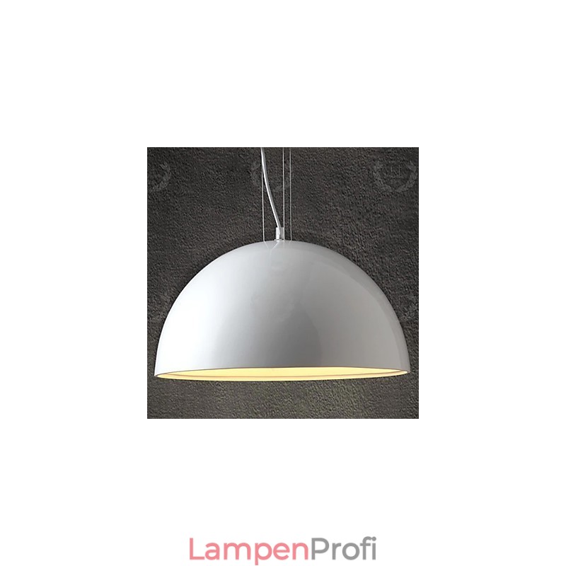 Moderne zeitgenössische Pendelleuchte aus Kunstharz mit Malerei