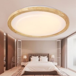 Moderne zeitgenössische Country Mini-Stil andere Holz Bambus Pendelleuchte