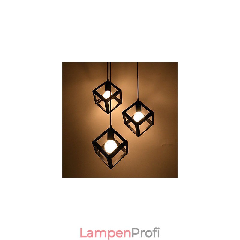 Kreative zeitgenössische und vertraglich Schmiedeeisen Kronleuchter Einzelkopflampen