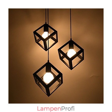 Kreative zeitgenössische und vertraglich Schmiedeeisen Kronleuchter Einzelkopflampen