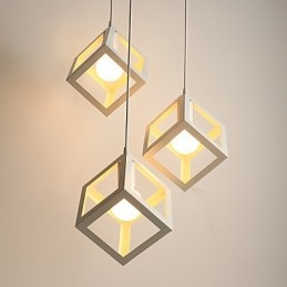 Kreative zeitgenössische und vertraglich Schmiedeeisen Kronleuchter Einzelkopflampen