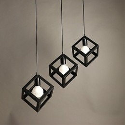 Kreative zeitgenössische und vertraglich Schmiedeeisen Kronleuchter Einzelkopflampen