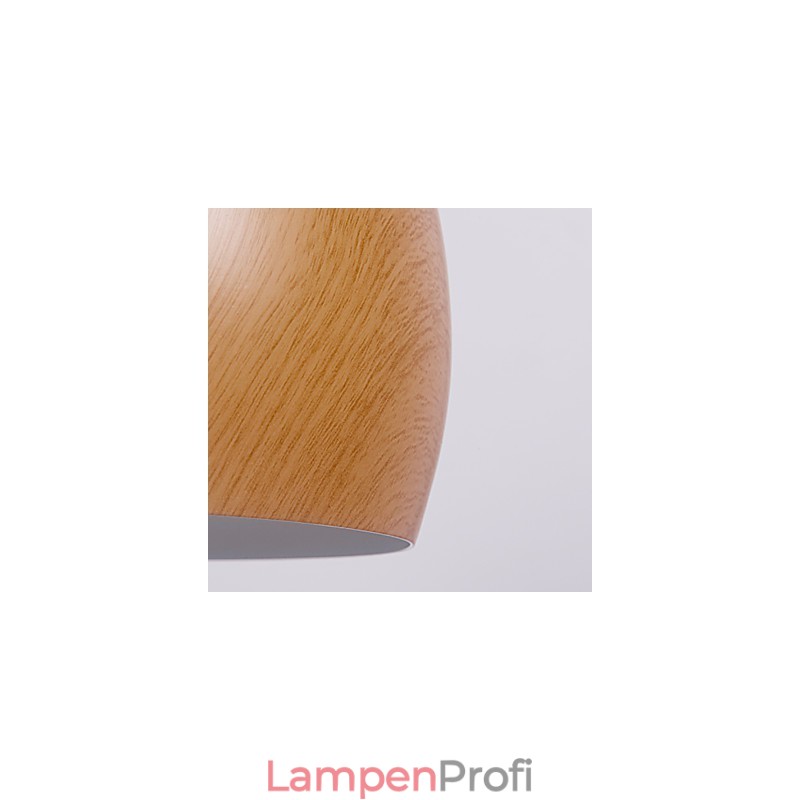 Retro Pendelleuchte Holzmaserung Metall Cafe Pendelleuchten