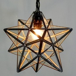 Die Pentagon Star Light kontraktierte und zeitgenössische Kronleuchterlampe