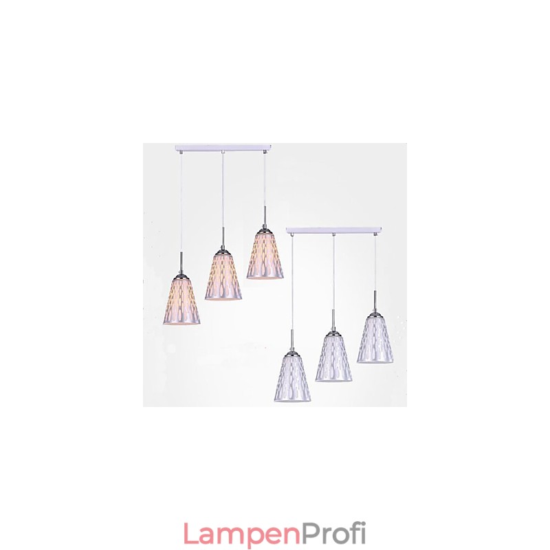 Moderne, schlichte Deckenlampen und Laternen für den Esstisch