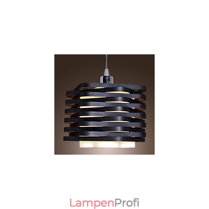 Moderne Pendelleuchte im zeitgenössischen Mini-Stil mit Gemälde