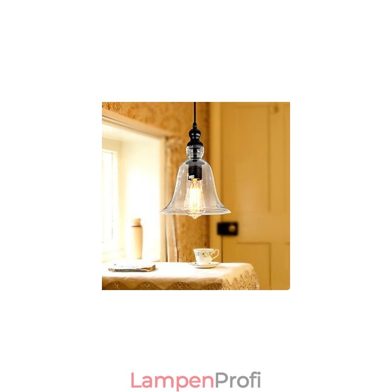 Europäische vertraglich Loft Glas Kronleuchter Glocke