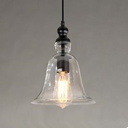 Europäische vertraglich Loft Glas Kronleuchter Glocke
