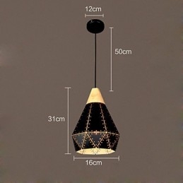 Retro Klassische Metall Decke Lichter Einfache Anhänger Lampen Cafe Anhänger Lampe