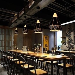 Retro Klassische Metall Decke Lichter Einfache Anhänger Lampen Cafe Anhänger Lampe
