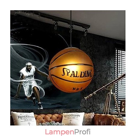 Glasanhänger Cafe Retro Basketball Anhänger