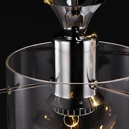 Moderne zeitgenössische Kristall andere Glas Pendelleuchte