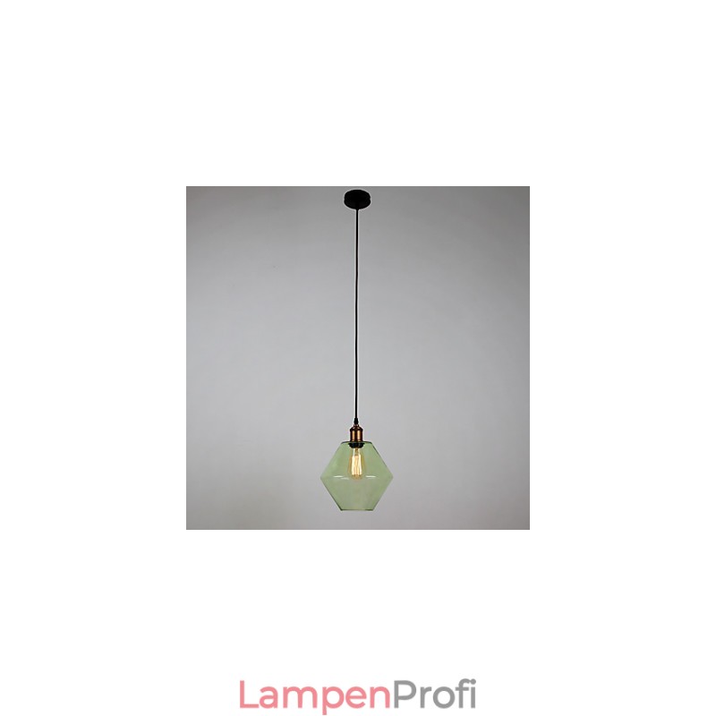 Künstlerische minimalistische Pendelleuchte aus Glas mit 1 Licht
