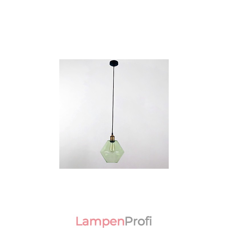 Künstlerische minimalistische Pendelleuchte aus Glas mit 1 Licht