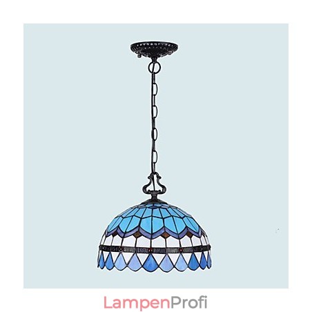 Europäischer ländlicher kreativer Kunst-Buntglas-Kronleuchter, der alte Wege wiederherstellt, Lampenlicht Europäischer ländlicher kreativer Kunst-Buntglas-Kronleuchter, der alte Wege wiederherstellt, Lampenlicht