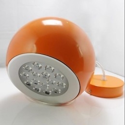 Moderne zeitgenössische Globus Malerei Metall Pendelleuchte