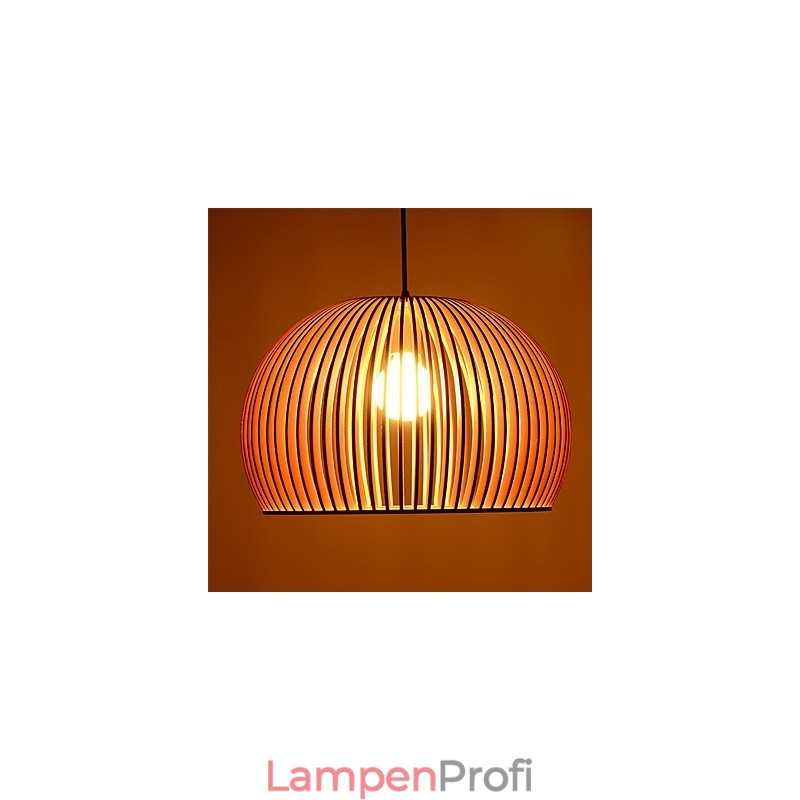 Design Style Circular Feature L Pendelleuchte 1 Licht Holz