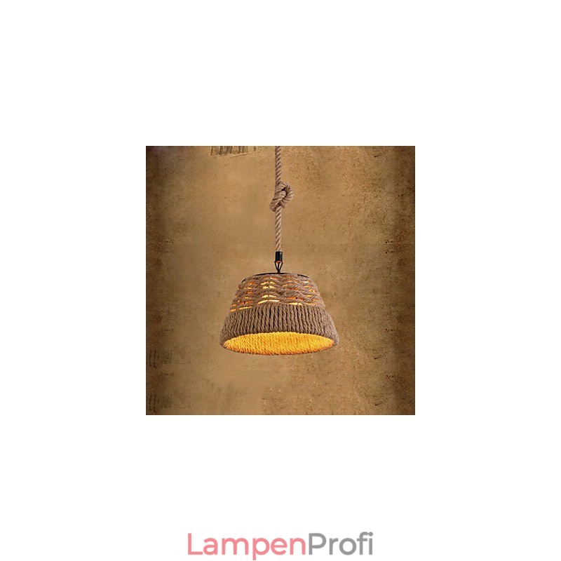 Loft Industrie Wind Kreative Nordic Hanf Seil Mahlzeiten Kronleuchter Lampe
