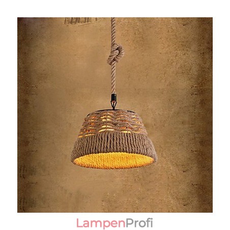 Loft Industrie Wind Kreative Nordic Hanf Seil Mahlzeiten Kronleuchter Lampe