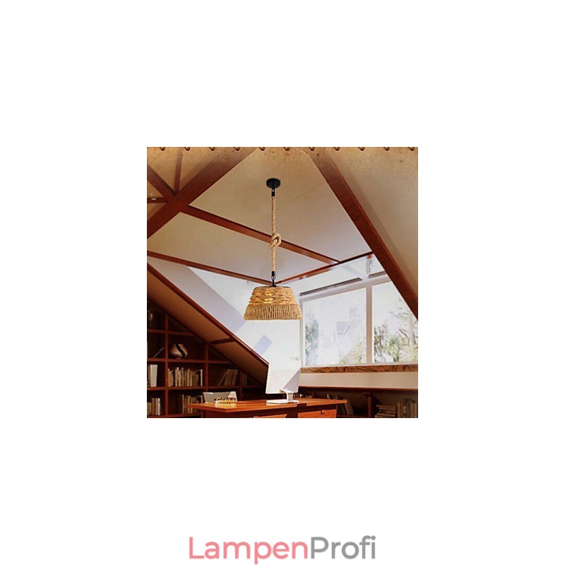Loft Industrie Wind Kreative Nordic Hanf Seil Mahlzeiten Kronleuchter Lampe