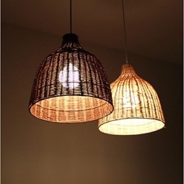 Ländlichen Stil Cany Art Kreative Handarbeit aus dem Rohr macht Droplight Lampe