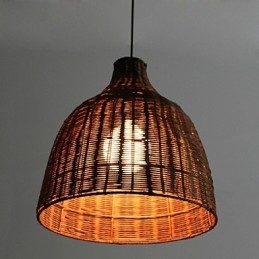 Ländlichen Stil Cany Art Kreative Handarbeit aus dem Rohr macht Droplight Lampe