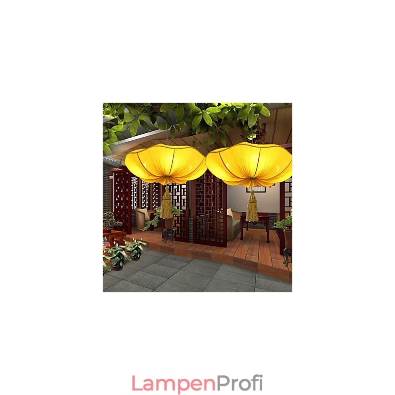 Tuch Kunst Romantische Nachahmung Der Klassischen Droplight Südostasien Lotus Laterne Lampe Licht