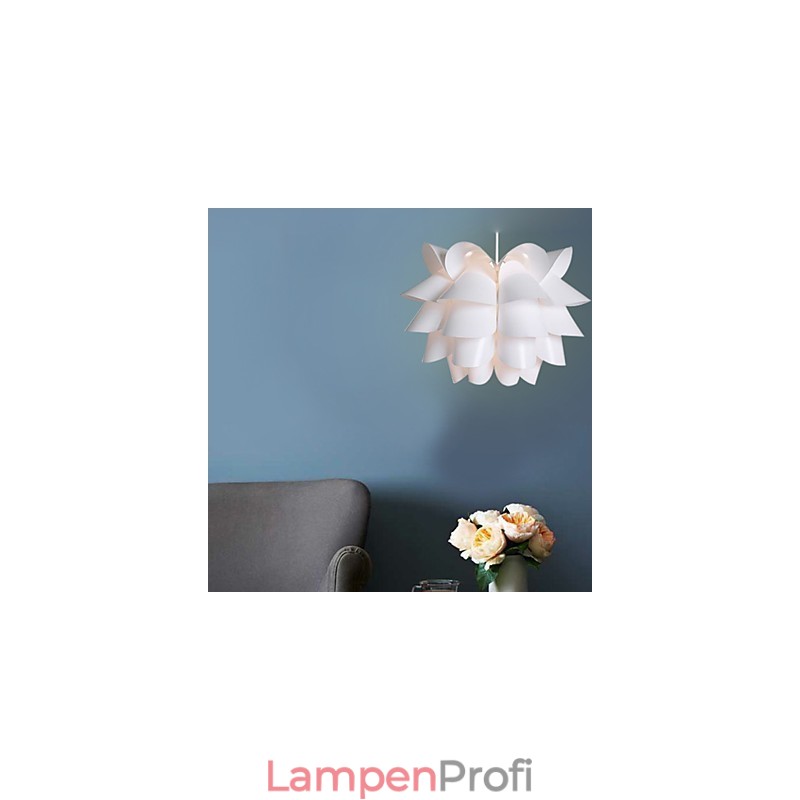 Zeitgenössisch und kontraktiert Die nordische Idee Weiße Lotus-Hängelampe