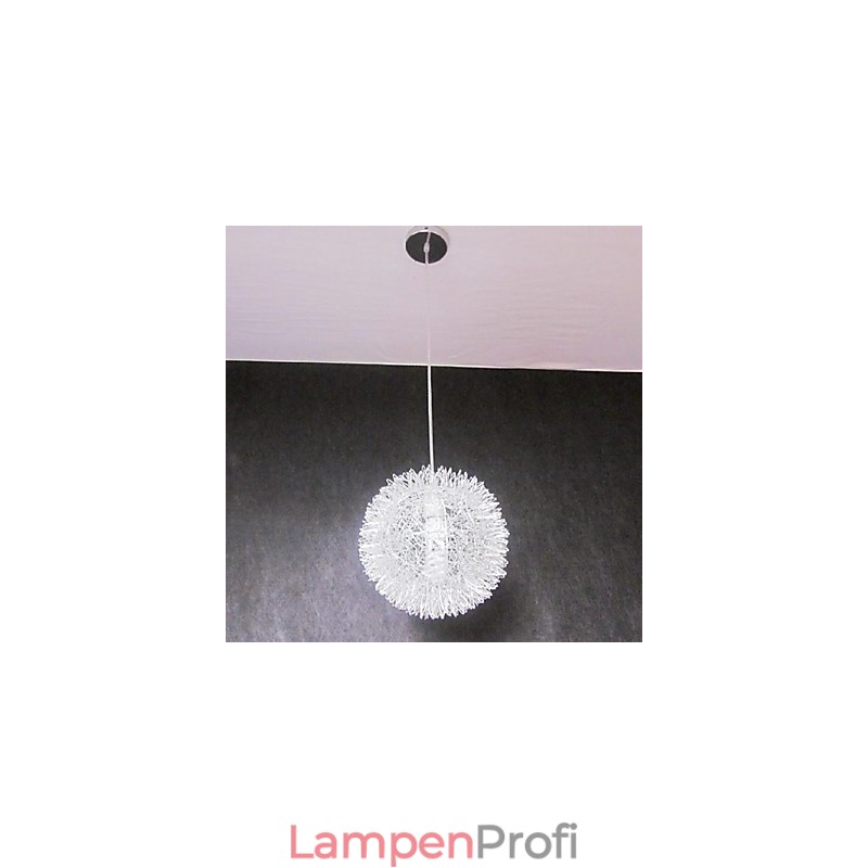 Moderne zeitgenössische Kugel-Pendelleuchte aus Metall