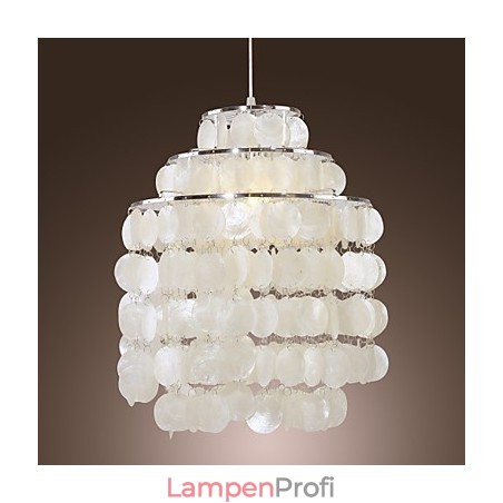 Moderne Pendelleuchte im zeitgenössischen Mini-Stil aus Chrom