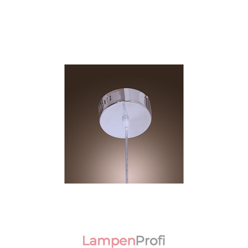 Moderne Pendelleuchte im zeitgenössischen Mini-Stil aus Chrom