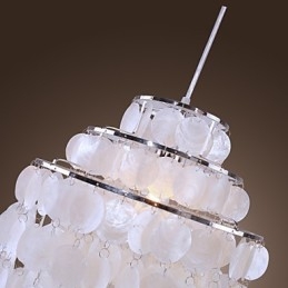 Moderne Pendelleuchte im zeitgenössischen Mini-Stil aus Chrom