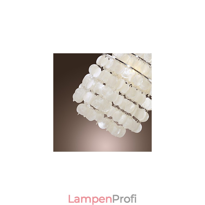 Moderne Pendelleuchte im zeitgenössischen Mini-Stil aus Chrom