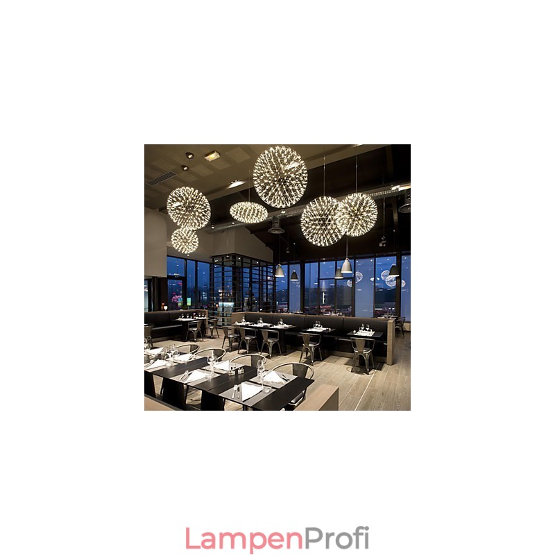 Zeitgenössischer Kronleuchter Kreative Runde Droplight Lampe Licht