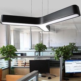 Moderne zeitgenössische Pendelleuchte aus Metall