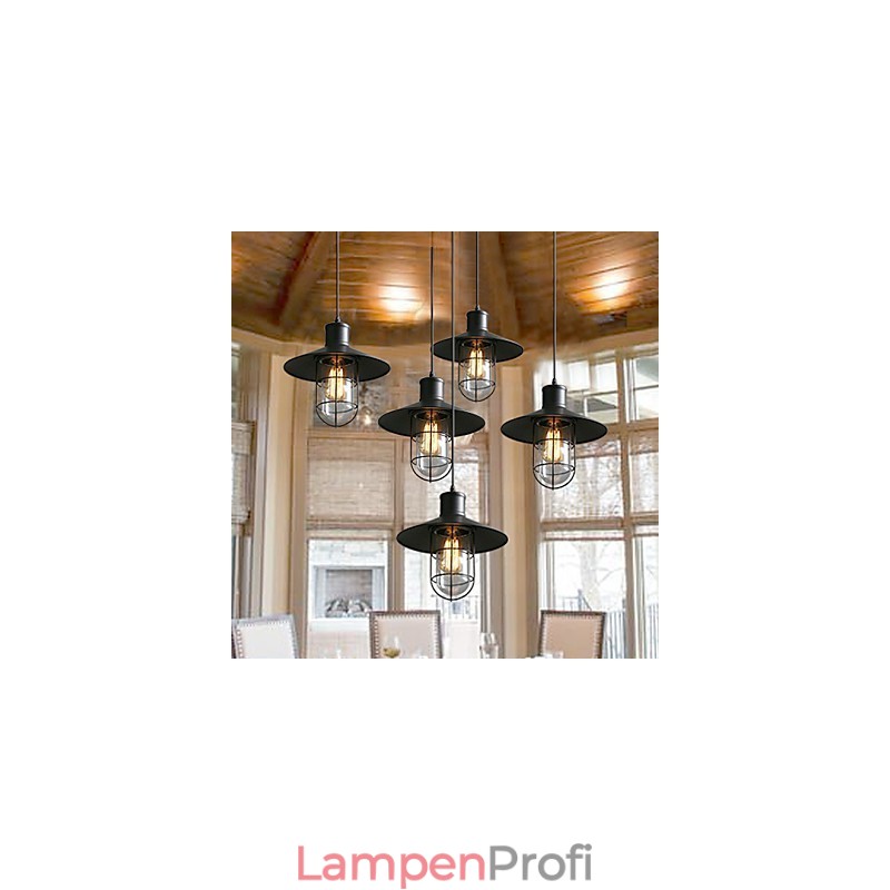 Einkopf-Vogelkäfig-Kronleuchterlampe